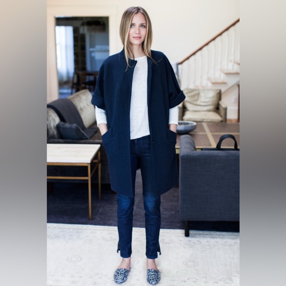 Emerson Fry Topper Coat XS
Wool, Navy